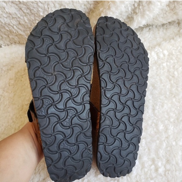 Birkenstock Birkis Copper Embossed Twisted Stap - Picture 3 of 4